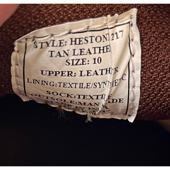 Steve Madden Hestonn Chukka Boots Size 10 Tan Leather Upper Casual Dress - Picture 13 of 14